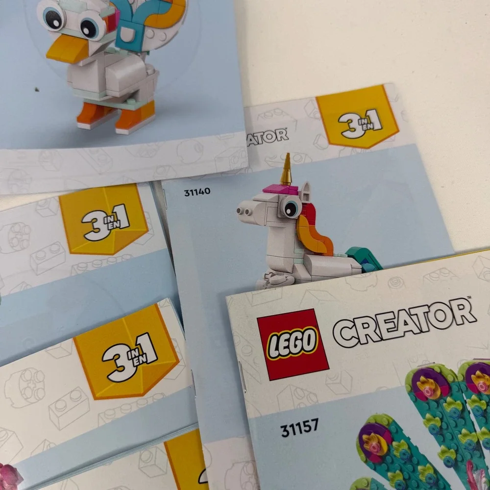 LEGO Creator 3-in-1 Instruction Manuals Lot 31140 31147 31149 31133 31155‎ 31157